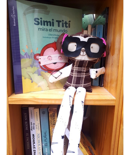 Imagen 5 de 9 de Kit Simi Tití: Cuento Infantil+ Muñeco + Accesorios + Bolsa