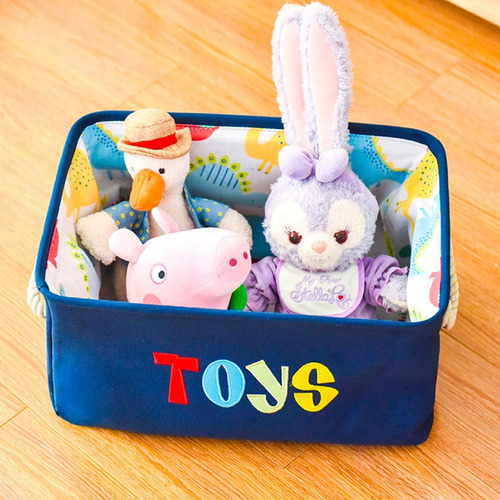 Imagen 2 de 10 de Organizador Cesto Infantil 37x33cm Quo Baby