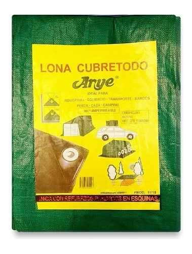 Toldo Lona Color Verde Arye De 5x6 M Alta Calidad A656