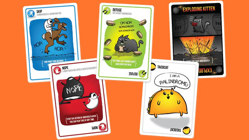 Juego De Mesa - Exploding Kittens - Original - Divertido