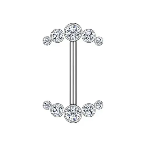 12 Paia Orecchini Uomo E Donna In Titanio E Acciaio Chirurgico | Ipoallergenici Con Zirconi Cubici AAA Da 3~8mm, Set Regalo