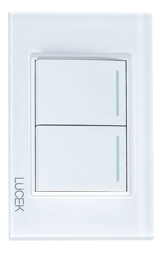 Lucek Pla 2 Int Senc De 1.5 Mod Cristal Blanco Blanco