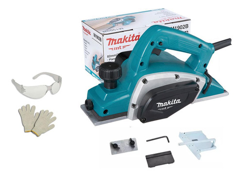 Plaina Elétrica Manual Makita M1902b 82mm 580w + Itens 110v