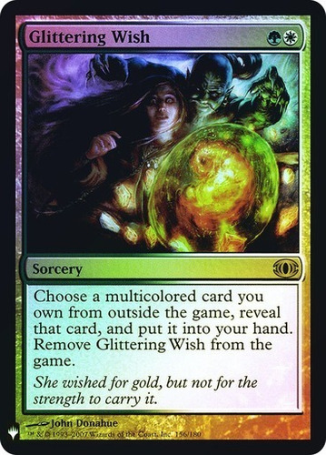 Magic Glittering Wish Mystery Booster (foil) (Usado)