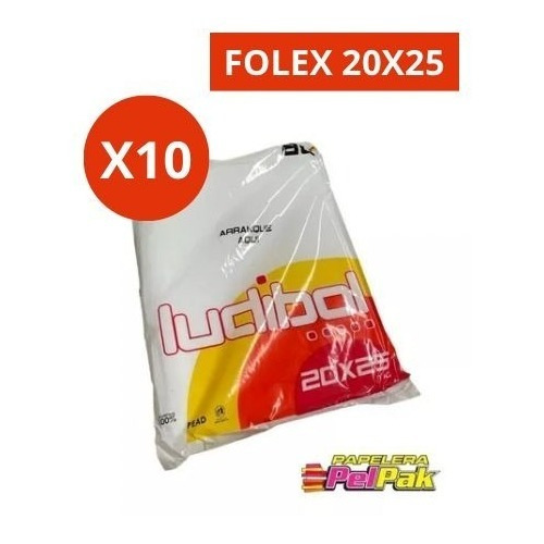 Folex Separador Lamina Alimentos Freezer 20x25 Pack Oferta