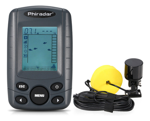 Sensor Fishing Finder, Telémetro, Transductor, Sonda Para Pe