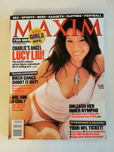 Revista Maxim Usa - Lucy Liu - Septiembre 2002 #57
