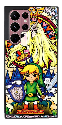 Funda Para Galaxy Legend Of Zelda Mosaico Vitrales Colores