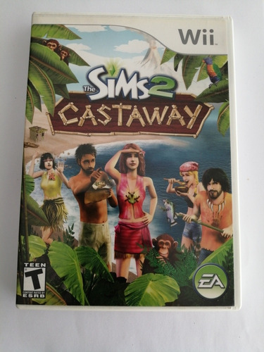 The Sims2 Castaway Nintendo Wii Original 