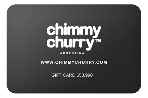 Gift Card Chimmy Churry 58.990