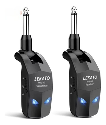 Transmisor Receptor Lekato Ws-80 Uhf Inalámbrico Guitarra/bj