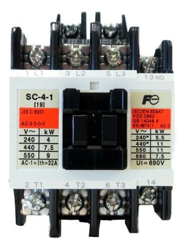 4nc0r0b10, Fuji Electric, Orange Line Ac Coil Non Revers Cck