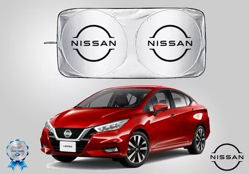 Cubresol Para Nissan Versa Sedan 2016 Con Logo T1