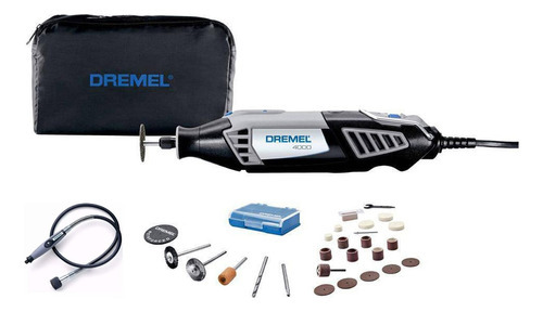 Dremel 4000 26 Acc + Bolso + Eje Flexible