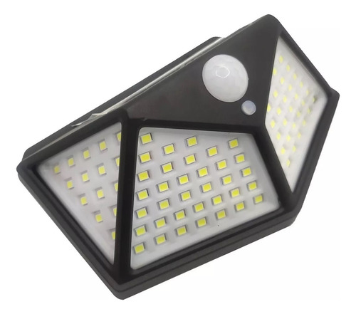 Foco Lampara Led Con Sensor De Movimiento Panel Solar 100led