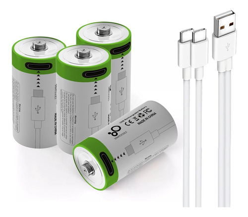 Usb Cr2 Lithium Ion Rechargeable Battery, High Capacity...