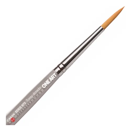 Pincel Casan Toray Dorado Redondo Serie 975 - N 00000