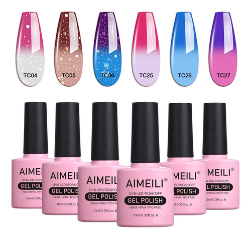 Aimeili Esmalte De Uñas En Gel Que Cambia El Estado De Ánimo