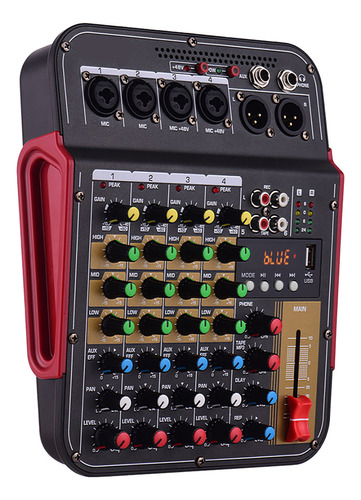 Sistema De Consola De Mezclas Dj Console Function 48v Audio