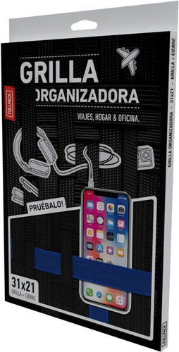 Grilla Organizadora Viaje Full Pack Grande 31x21 Con Cierre