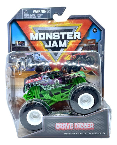 Monster Jam Grave Digger Serie 28 Escala 1:64 E. Full