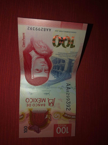 Billetes  Nuevos De 100 Pesos Sor Juana Serie Consecutiva