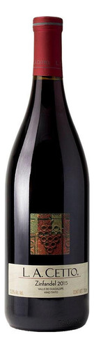 Caja De 12 Vino Tinto L.a. Cetto Zinfandel 750 Ml