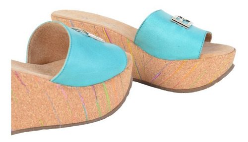Imagen 6 de 7 de Zuecos Sandalias De Cuero De Mujer Demi - Ferraro