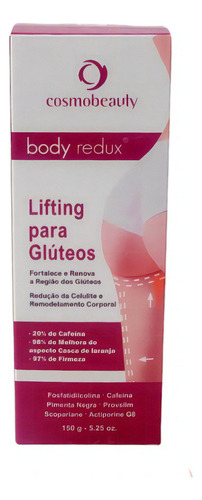  Lifting Para Glúteos 150g Tipo De Embalagem Frasco Fragrância Sem Fragancias Tipos De Pele Normal