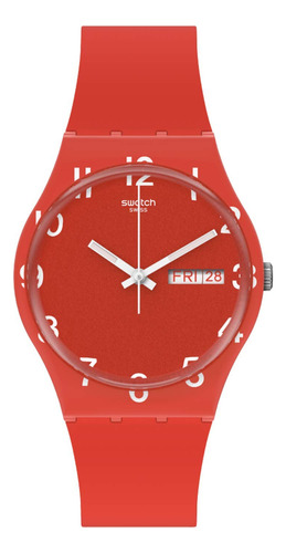 Swatch Sobre Rojo, Rojo -, Reloj Estándar