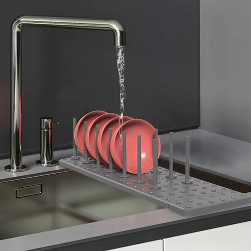 Estante Ajustable Drenaje Cocina Tipo De Cajón Organizador