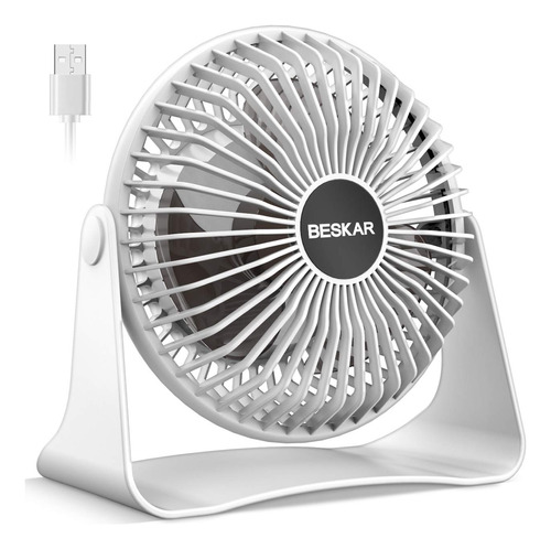 Beskar Ventilador De Escritorio Pequeo Usb  Ventilador Portt