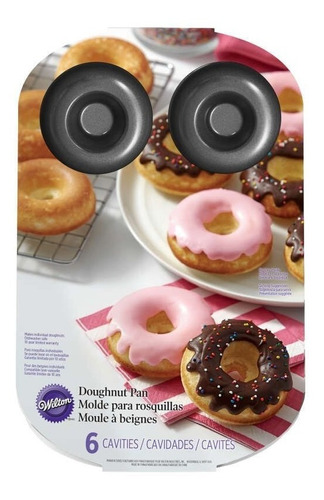 Imagen 1 de 7 de Molde Para 6 Donas Donuts Wilton Titanweb
