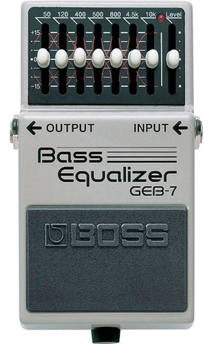 Pedal Ecualizador De Bajo Boss Geb7 Bass Equalizer