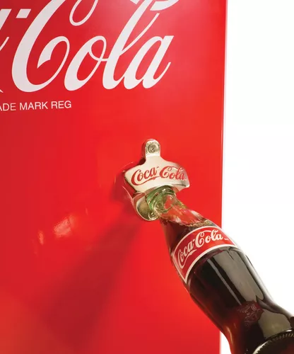 Nostalgia Refrigerador Coca-Cola con congelador, 3.2 pies cúbicos,  temperatura ajustable que se enfría a tan solo 32 grados, abridor de  botellas, bandeja para cubitos de hielo, raspador incluido 