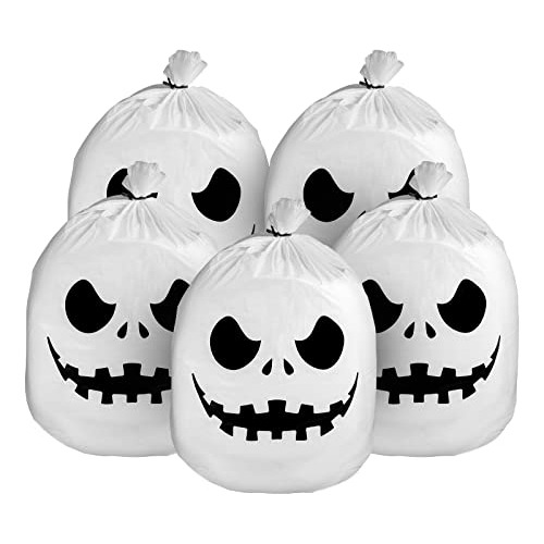 5 Bolsas De Hojas De Halloween, 30 X 24 Pulgadas, Bolsa...