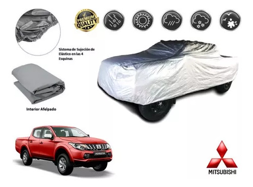 Funda Cubreauto Afelpada Mitsubishi L200 2.4l 2016 A 2018