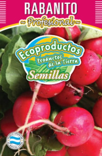 Semillas Huerta Ecoproductos Rabanito