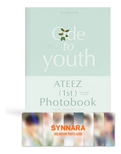 Ateez 1st Photobook: Oda Juventud Incluye Tarjeta Holograma