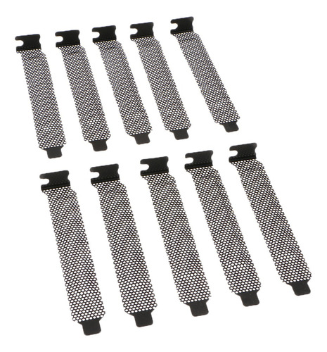 10 Pcs Cubra Ranura Pci De Acero Inoxidable Slot Para Caso