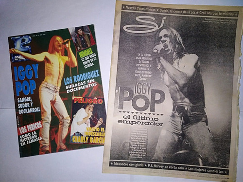 Iggy Pop Suplemento Si Agosto 1993 + Revista Pelo No. 452