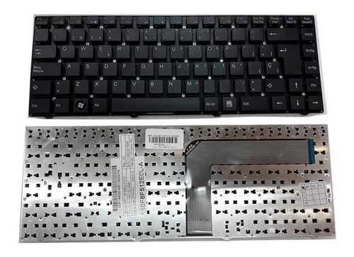 Teclado Notebook Exo Qaq12 Sin Frame / Marco