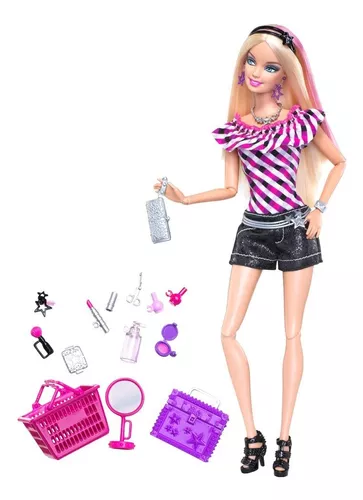 Boneca Barbie Fashionista Shopping Sassy Lacrada