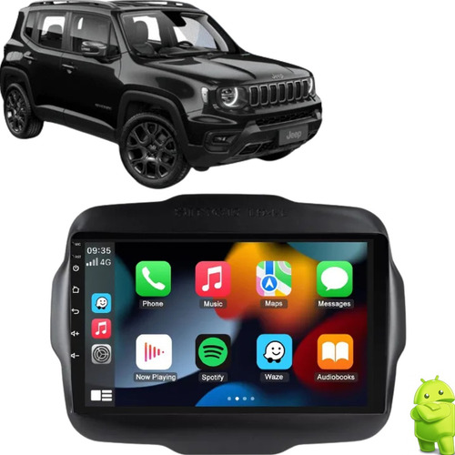 Multimídia Jeep Renegade 16-25 Sem Comando De Volante 9p