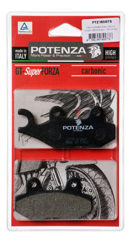 Pastilha Potenza Diant Ninja 250/300 Cb300 Fazer250 165gts