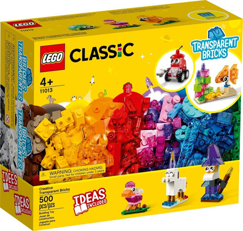 Lego® Classic - Ladrillos Creativos Transparentes (11013)