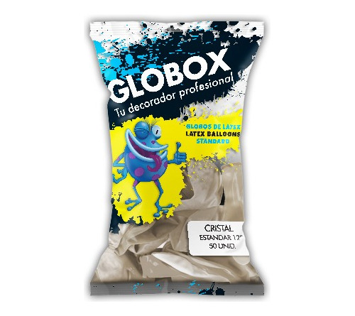 Imagen 1 de 1 de Globos Latex Globox Cristal X 50 U