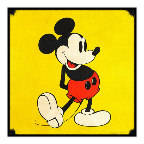 #187 - Cuadro Decorativo Vintage / Mickey Mouse Cartel Retro