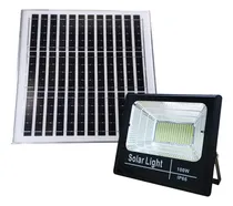 Comprar Foco Solar 100w Led Panel Exterior Con Control Remoto