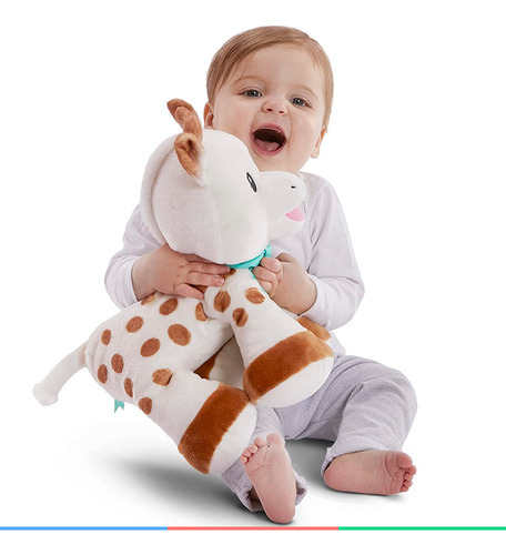 Pelúcia Bebê Infantil A Grande Amiga Girafa Sophie La Girafe